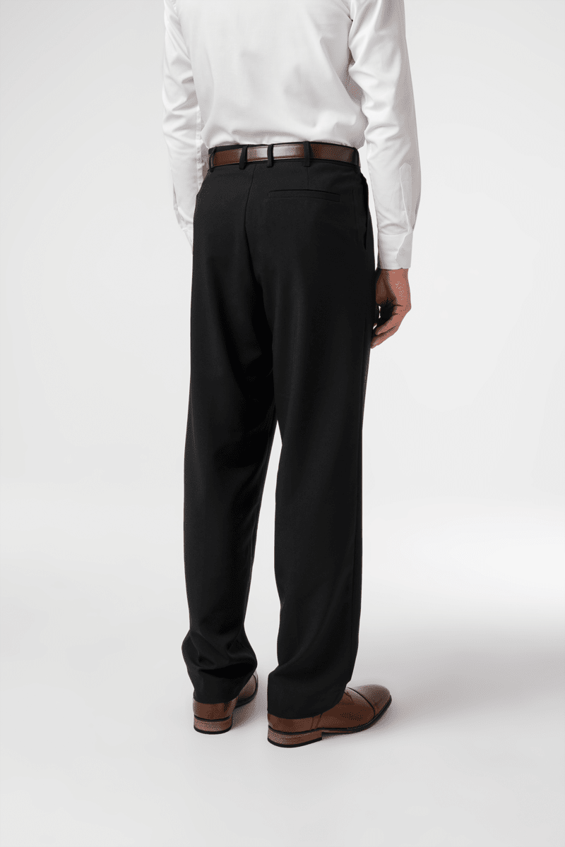 Mens Twin Pleat Suit Pant Classic Fit Deane Apparel